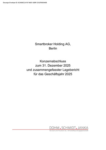 Thumbnail Smartbroker Holding Financial Statement 2025