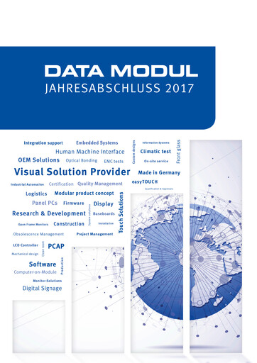 Thumbnail DATA MODUL Financial Statement 2017