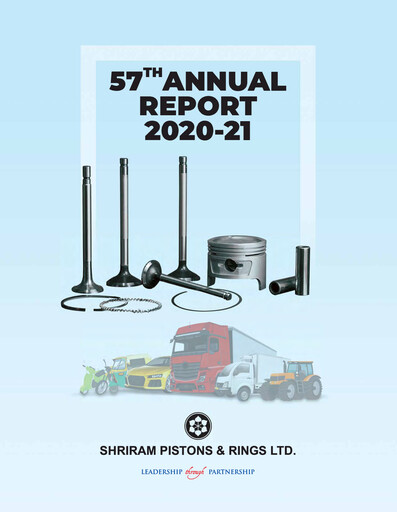 Miniature Shriram Pistons & Rings Rapport annuel 2020-2021