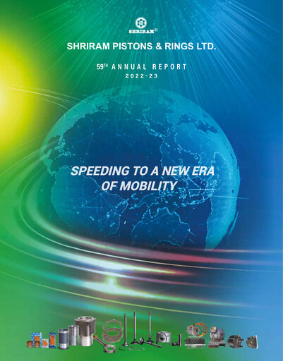 Miniature Shriram Pistons & Rings Rapport annuel 2022-2023