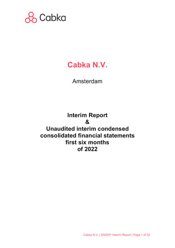 Thumbnail Cabka Half-year Report 2022-h1