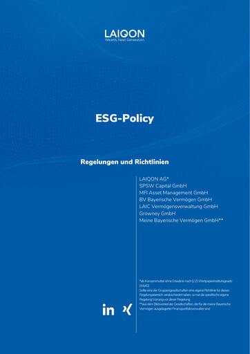 Thumbnail Laiqon AG ESG Report 2025