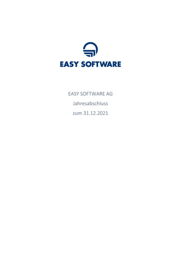 Thumbnail Easy Software Financial Statement 2021