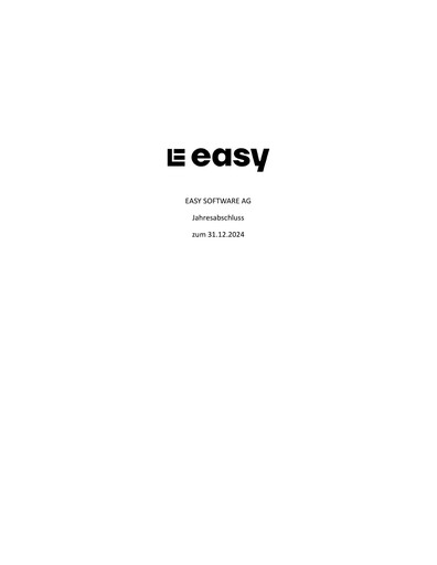 Thumbnail Easy Software Financial Statement 2024
