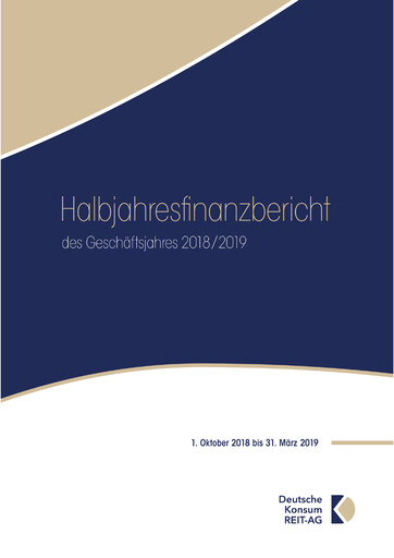 Vorschaubild Deutsche Konsum REIT-AG Halbjahresbericht 2018-h1