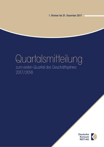 Vorschaubild Deutsche Konsum REIT-AG Quartalsbericht 2017-q1