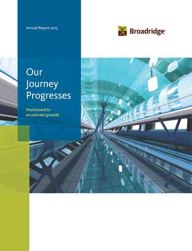 Thumbnail Broadridge Financial Solutions
 Annual Report 2015
