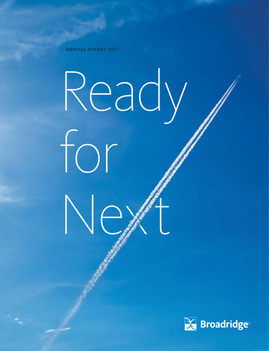 Thumbnail Broadridge Financial Solutions
 Annual Report 2017