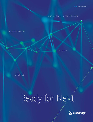 Thumbnail Broadridge Financial Solutions
 Annual Report 2018