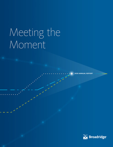 Thumbnail Broadridge Financial Solutions
 Annual Report 2020