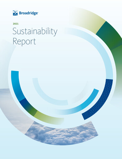 Thumbnail Broadridge Financial Solutions
 Sustainability Report 2021