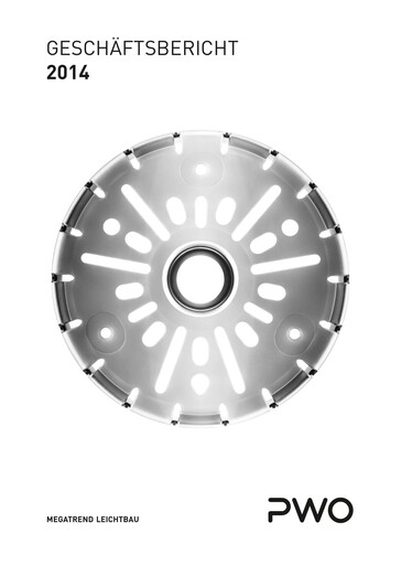 Thumbnail PWO AG Annual Report 2014