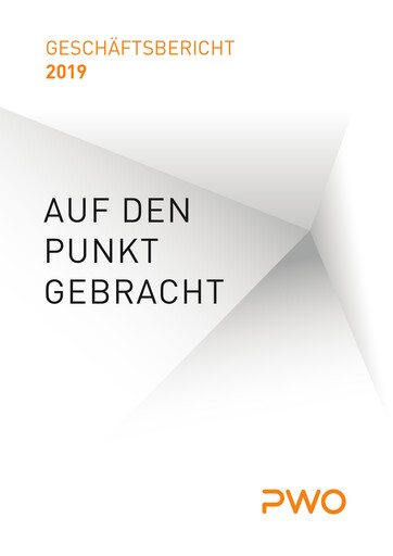 Thumbnail PWO AG Annual Report 2019