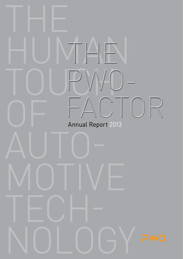 Thumbnail PWO AG Annual Report 2013