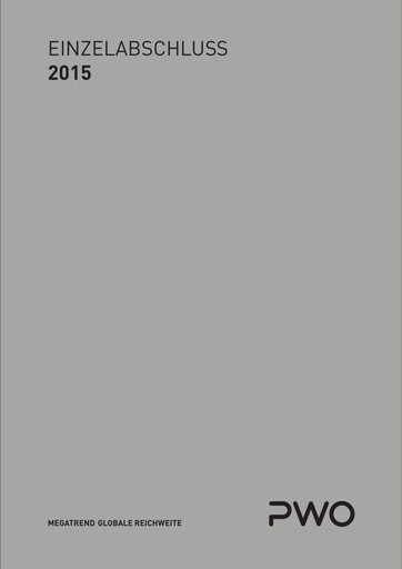 Thumbnail PWO AG Financial Statement 2015