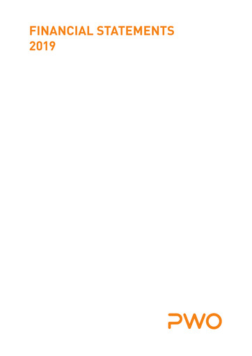Thumbnail PWO AG Financial Statement 2019