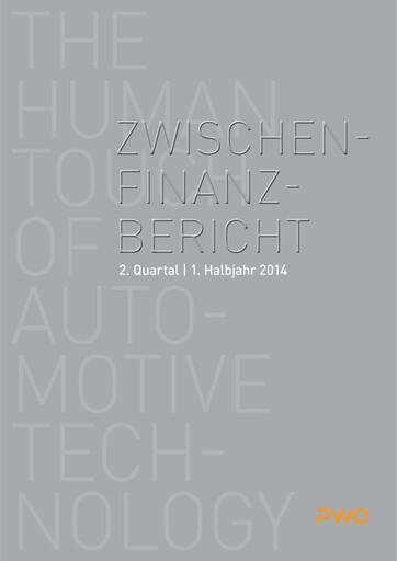 Thumbnail PWO AG Half-year Report 2014-h1