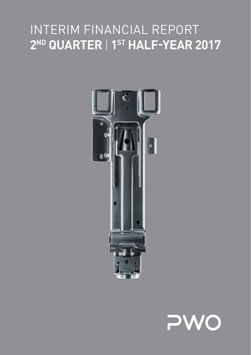 Miniature PWO AG Rapport semestriel 2017-h1