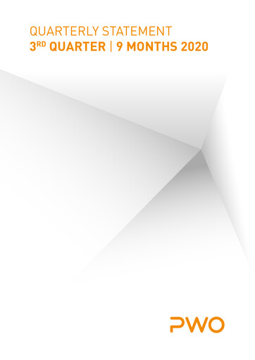 Thumbnail PWO AG Quarterly Report 2020-q3