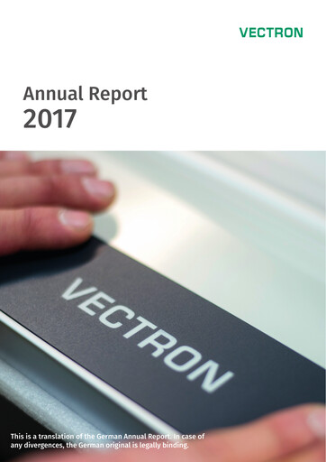 Thumbnail Vectron Systems Annual Report 2017