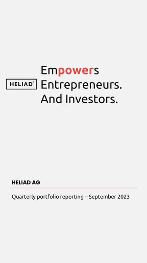 Miniature Heliad AG Rapport trimestriel 2023-q3