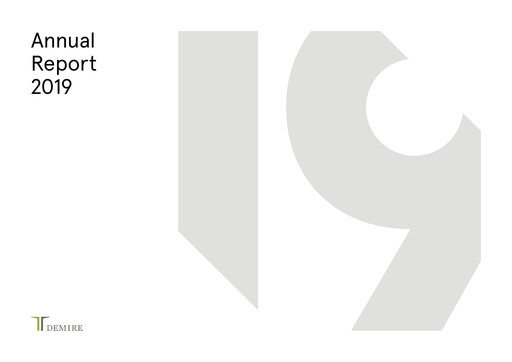 Thumbnail DEMIRE Deutsche Mittelstand Real Estate Annual Report 2019