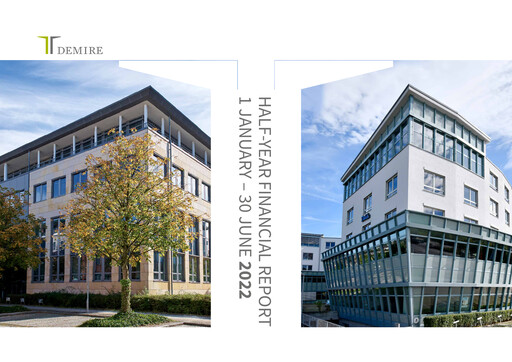 Thumbnail DEMIRE Deutsche Mittelstand Real Estate Financial Report 2022-h1