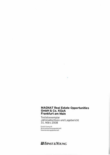 Thumbnail DEMIRE Deutsche Mittelstand Real Estate Financial Statement 2007-2008