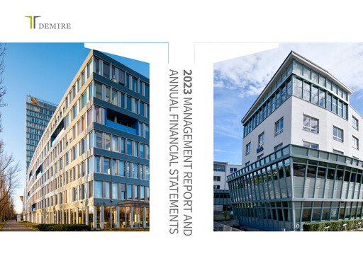 Thumbnail DEMIRE Deutsche Mittelstand Real Estate Financial Statement 2023