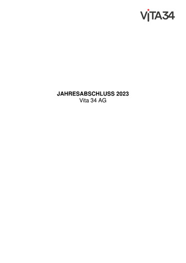 Miniature VITA 34 Bilan financier 2023