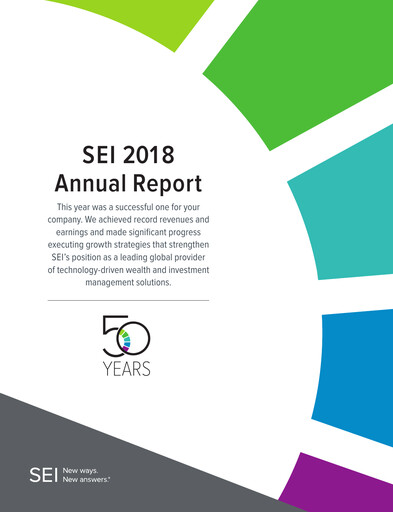 Thumbnail SEI Investments Annual Report 2018