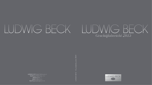 Thumbnail LUDWIG BECK am Rathauseck - Textilhaus Feldmeier Annual Report 2015