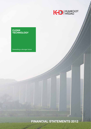 Thumbnail KHD Humboldt Wedag International Financial Statement 2012