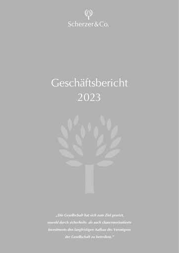 Thumbnail Scherzer & Co. AG Annual Report 2023