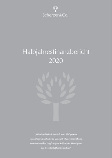 Thumbnail Scherzer & Co. AG Half-year Report 2020-h1