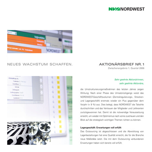 Thumbnail Nordwest Handel Quarterly Report 2006-q1