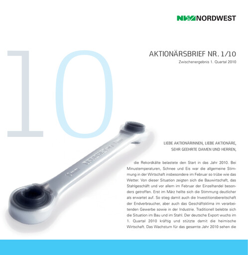 Thumbnail Nordwest Handel Quarterly Report 2010-q1