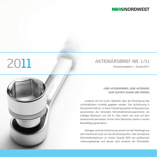 Thumbnail Nordwest Handel Quarterly Report 2011-q1