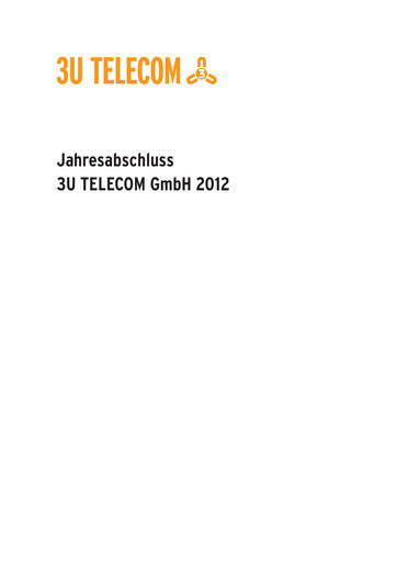 Thumbnail 3U Holding Financial Statement 2012