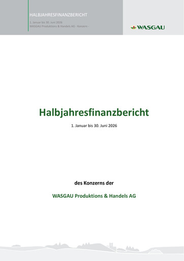 Thumbnail WASGAU Produktions & Handels AG Half-year Report 2026-h1