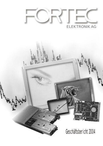 Thumbnail FORTEC Elektronik AG Annual Report 2003-2004