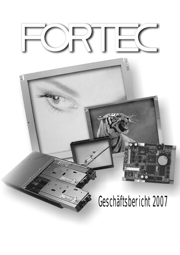 Thumbnail FORTEC Elektronik AG Annual Report 2006-2007