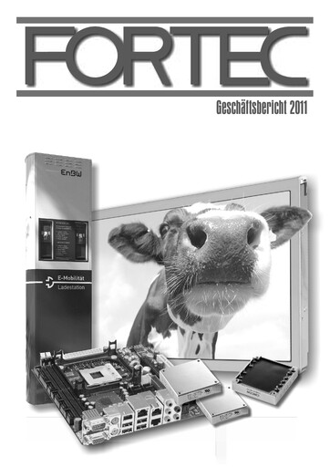 Thumbnail FORTEC Elektronik AG Annual Report 2010-2011