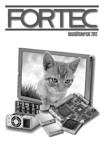 Thumbnail FORTEC Elektronik AG Annual Report 2011-2012