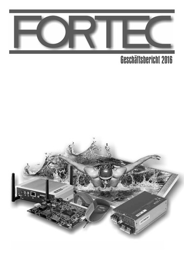 Thumbnail FORTEC Elektronik AG Annual Report 2016