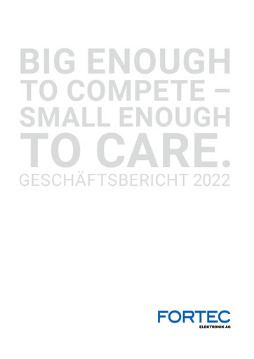 Thumbnail FORTEC Elektronik AG Annual Report 2022