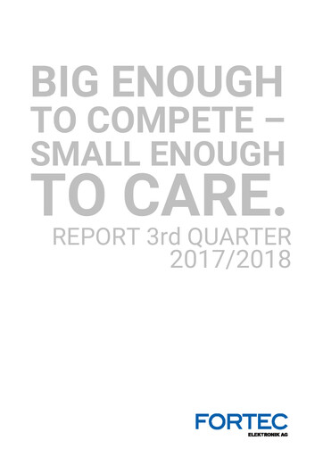 Miniature FORTEC Elektronik AG Rapport trimestriel 2017-q3