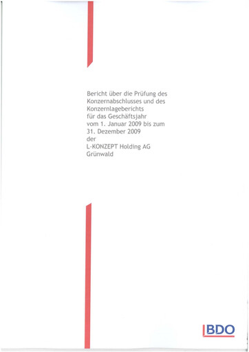 Thumbnail CGRE AG Financial Statement 2009