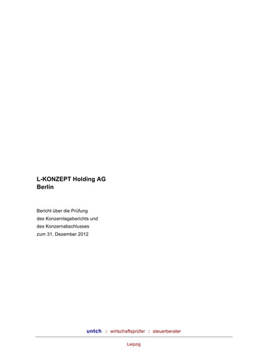 Thumbnail CGRE AG Financial Statement 2012