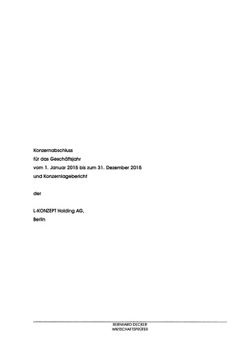 Thumbnail CGRE AG Financial Statement 2015
